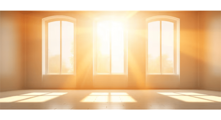 When I no longer try to shape the light, it finds its own way in.